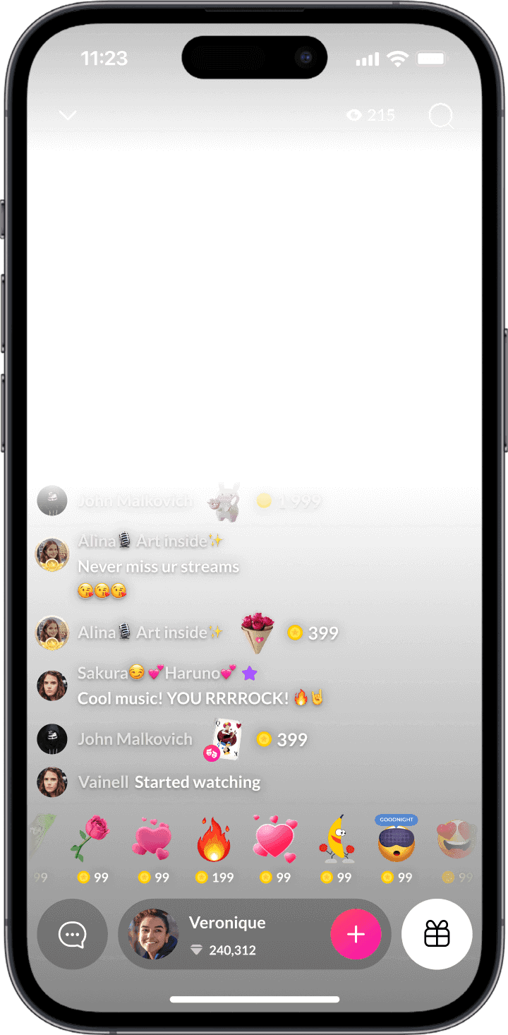 Tango stream on phone